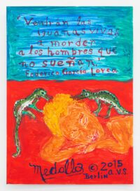 David Medalla, Vendrán las iguanas vivas, 2015